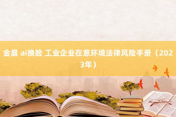 金晨 ai换脸 工业企业在意环境法律风险手册（2023年）
