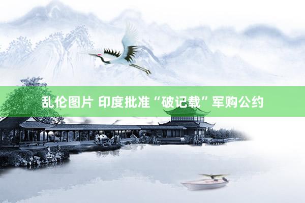 乱伦图片 印度批准“破记载”军购公约